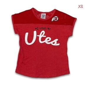 NWT Girls’ Utah Utes Jersey Tee T-Shirt Top New